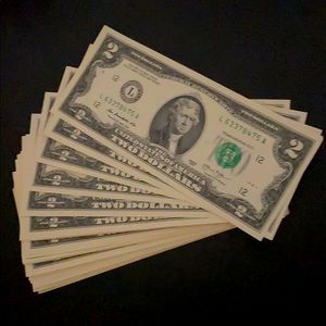 Rare 2 dollar bill in perfect condition!!!